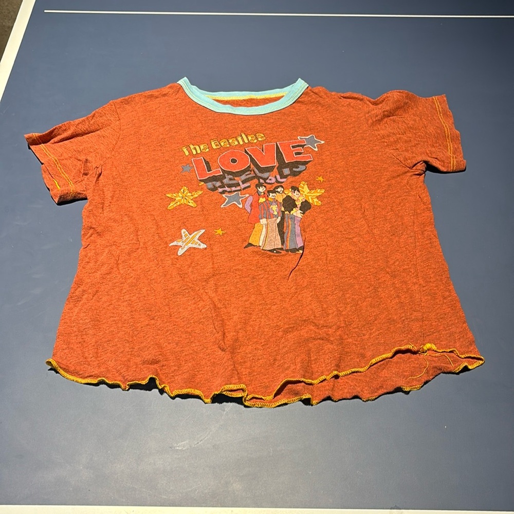 Beatles Rowdy Sprout ringer tee